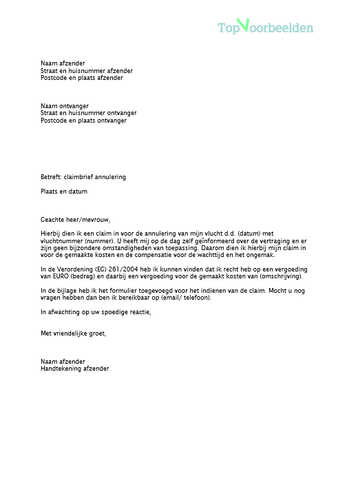 Afsluiting zakelijke brief