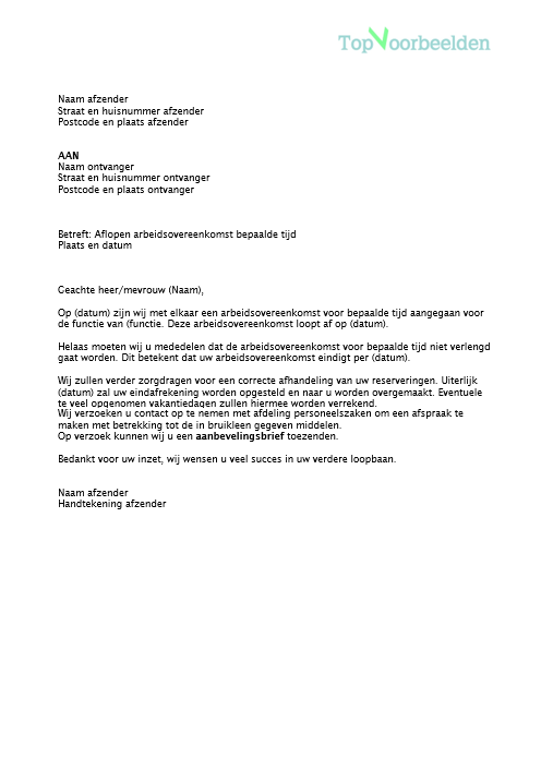 Aanzegbrief